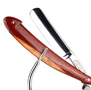 Grah & Ohliger Regilo Straight Razor, Padauk Wood - Thumbnail