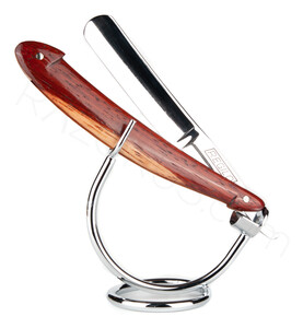 Grah & Ohliger Regilo Straight Razor, Padauk Wood - Thumbnail