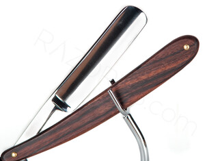 Henckels Friodur Straight Razor, Pau Ferro Wood - Thumbnail