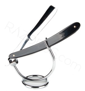 Hill & Son Straight Razor, Buffalo Horn - Thumbnail