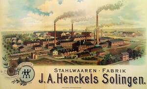 J. A. Henckels 10072 Çelik Ustura, Abanoz Ağacı Saplı - Thumbnail