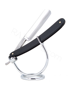 J. A. Henckels 10072 Straight Razor, Ebony Wood - Thumbnail