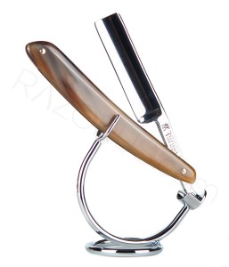 RAZORUS.com - J. A. Henckels Friodur Straight Razor, Buffalo Horn Scales