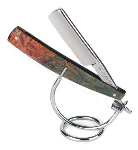 J. A. Henckels Friodur Straight Razor, Stabilized Wood - Thumbnail