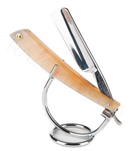 J. R. Torrey & Co Straight Razor, Horn - Thumbnail