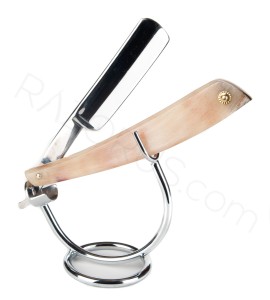 J. R. Torrey & Co Straight Razor, Horn - Thumbnail