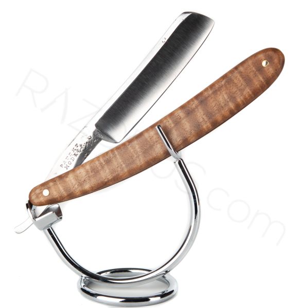 John Heiffor Straight Razor, Walnut Wood