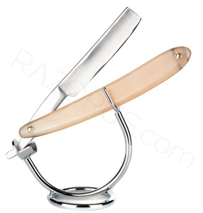 Joseph Smith & Sons 3415 Straight Razor, Horn - Thumbnail