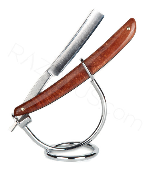 Klas Tornblom Straight Razor, Arbutus Burlwood