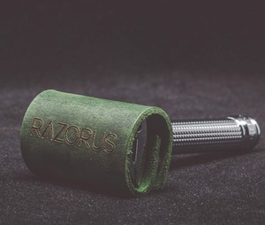 Klasik Tıraş Aleti Deri Başlık Koruyucu - Thumbnail