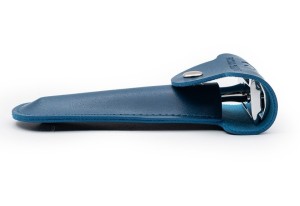 Klasik Tıraş Aleti Kılıfı, Mavi, Sentetik - Thumbnail