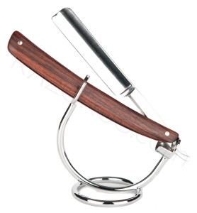 London Cutlery Straight Razor, Pau Ferro Wood - Thumbnail