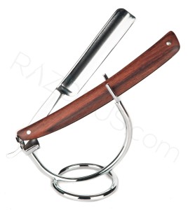 London Cutlery Straight Razor, Pau Ferro Wood - Thumbnail