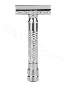 Merkur 34 Adjustable Double Edge Safety Razor, Chrome - Thumbnail