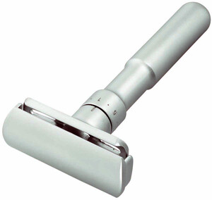 Merkur Futur 700 Adjustable Double Edge Safety Razor, Matte Chrome - Thumbnail