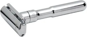 Merkur Futur 701 Ayarlanabilir Klasik Tıraş Aleti, Parlak Krom - Thumbnail