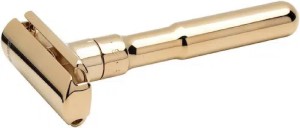 Merkur Futur 702 Ayarlanabilir Klasik Tıraş Aleti, Altın Kaplama - Thumbnail