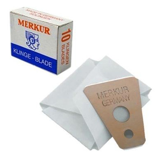 Merkur Moustache Razor Blades, 10pcs