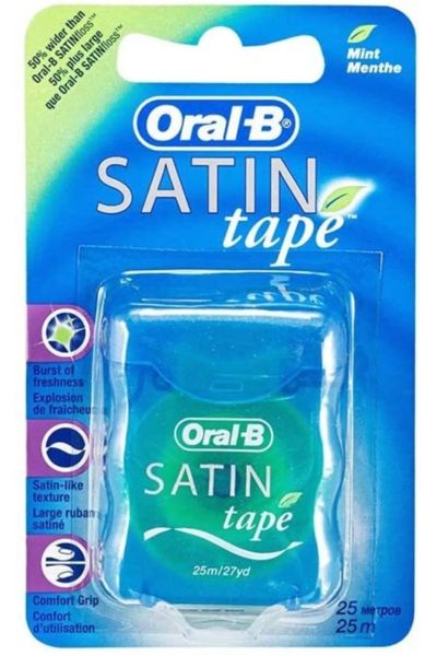 Oral-B Satin Tape Floss, 25m