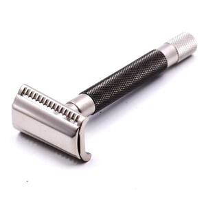 Parker 55SL-GR Semi-Slant Safety Razor, Graphite - Thumbnail