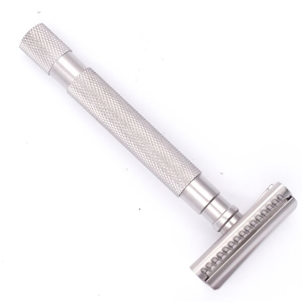 Parker 55SL-SC Semi-Slant Safety Razor, Satin Chrome