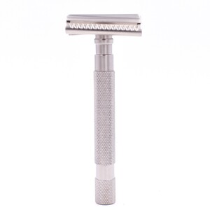 Parker 55SL-SC Semi-Slant Safety Razor, Satin Chrome - Thumbnail