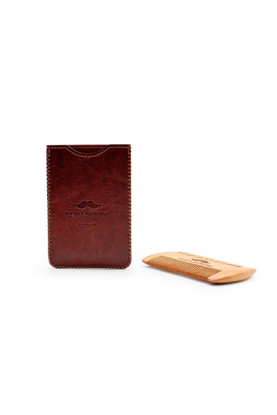 Pasha Shaving Beard Comb, Pear