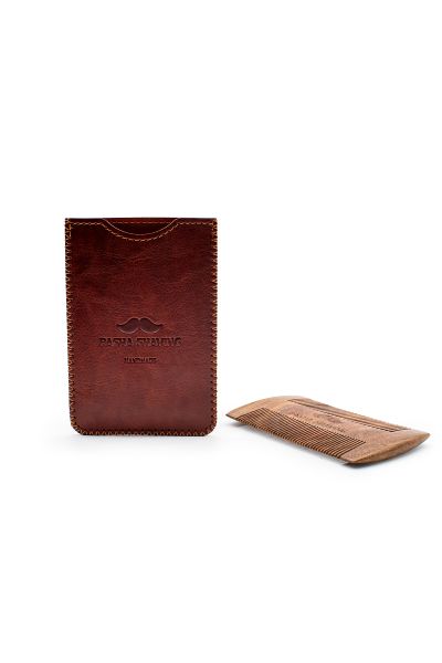 Pasha Shaving Beard Comb, Sandalwood