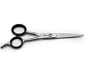 Pasha Shaving Premium Paslanmaz Çelik Sakal ve Bıyık Makası -14 cm - Taşıma Kılıflı