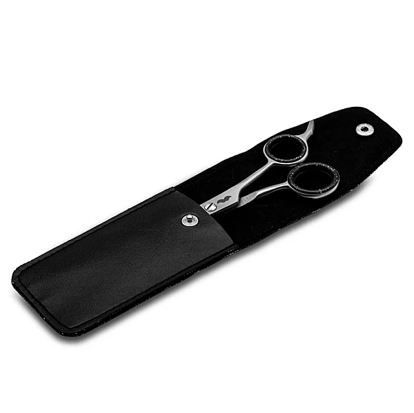 Pasha Shaving Premium Paslanmaz Çelik Sakal ve Bıyık Makası -14 cm - Taşıma Kılıflı - 2