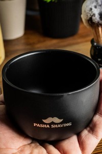 Pasha Shaving Tıraş Kasesi, Siyah - Thumbnail