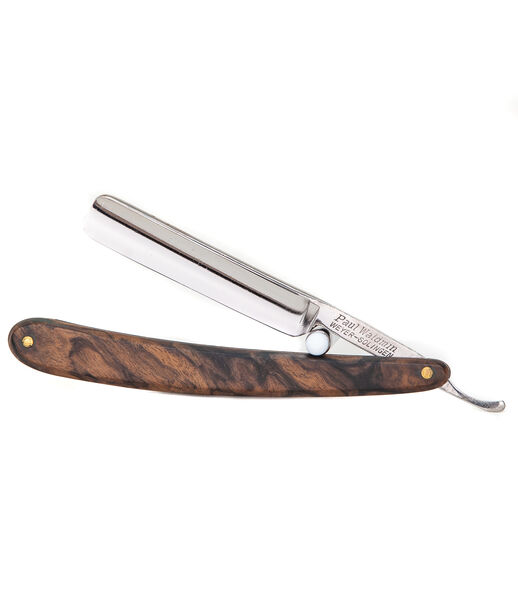 Paul Waldmin Straight Razor, Walnut Wood