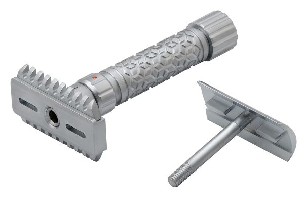 Pearl Flexi Ayarlanabilir Klasik Tıraş Aleti, Taraklı, Krom