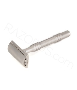 Pearl L-65 Semi-Slant Safety Razor, Stainless Steel Handle - Thumbnail