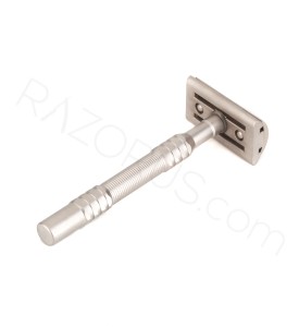 Pearl L-65 Semi-Slant Safety Razor, Stainless Steel Handle - Thumbnail