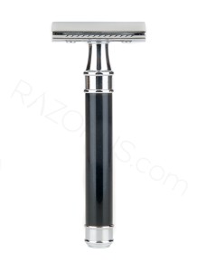 Pearl Shaving A-141 Closed Comb Safety Razor, Black - Thumbnail