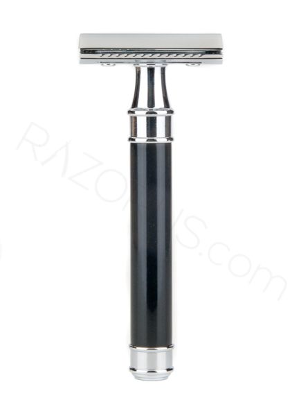 Pearl Shaving A-141 Closed Comb Safety Razor, Black