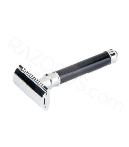 Pearl Shaving A-141 Closed Comb Safety Razor, Black - Thumbnail