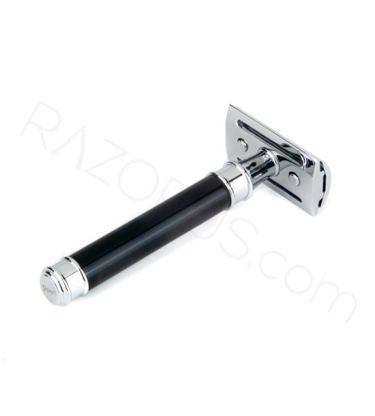 Pearl Shaving A-141 Closed Comb Safety Razor, Black