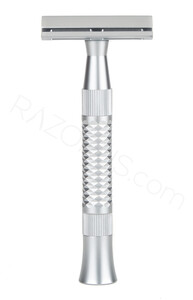 Pearl Shaving Blaze Safety Razor, Chrome - Thumbnail