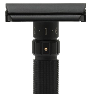 Pearl Shaving Flexi Adjustable Safety Razor, Black Edition - Thumbnail