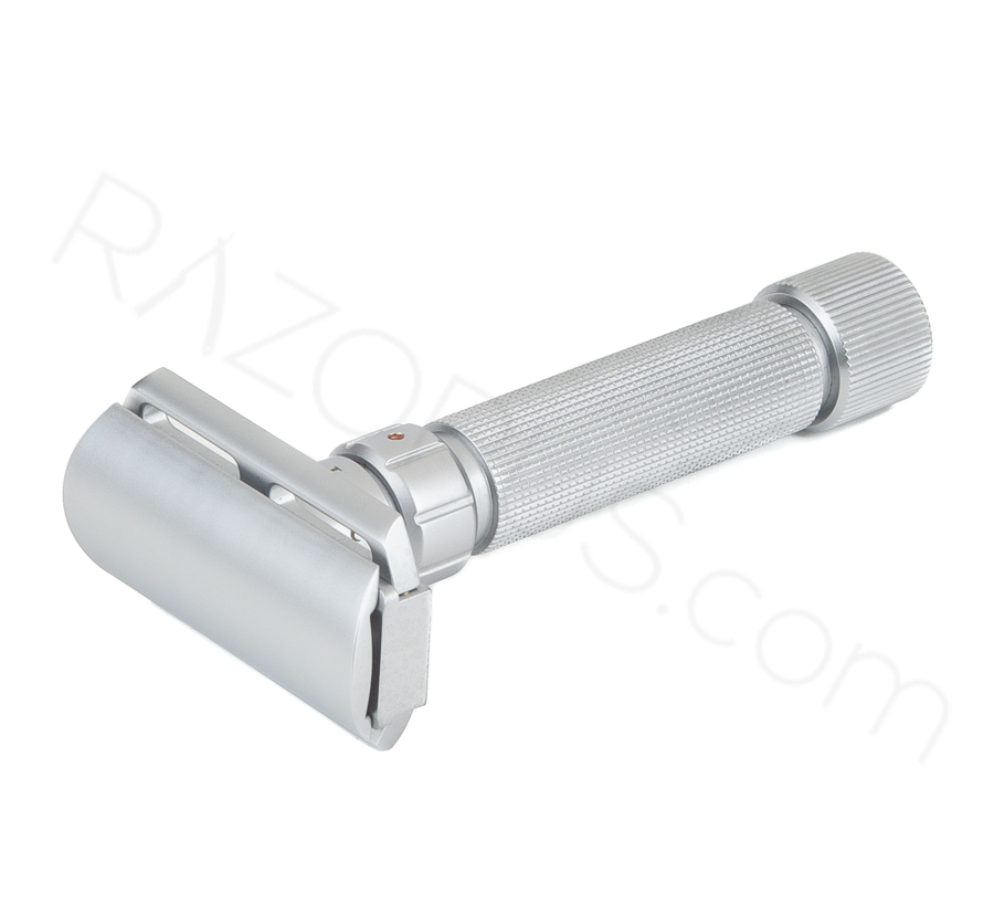 Pearl Shaving Flexi Adjustable Safety Razor, Chrome