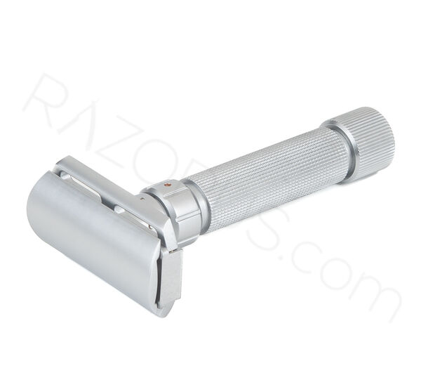 Pearl Shaving Flexi Adjustable Safety Razor, Chrome