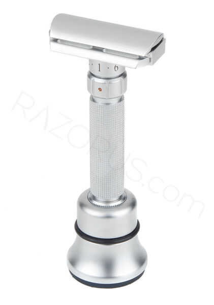 Pearl Shaving Flexi Adjustable Safety Razor, Chrome