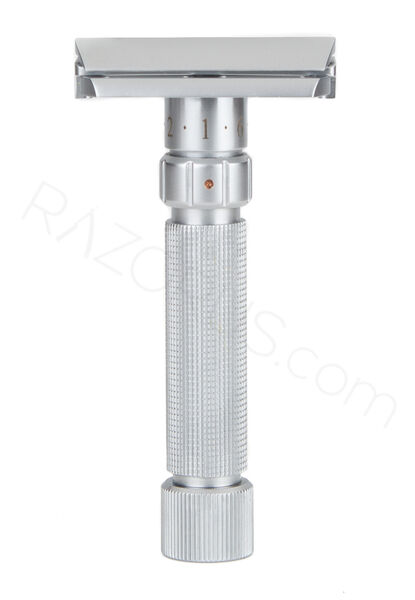 Pearl Shaving Flexi Adjustable Safety Razor, Chrome
