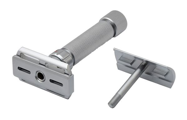 Pearl Shaving Flexi Adjustable Safety Razor, Chrome