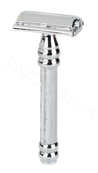 Pearl Shaving SBF-12 Safety Razor, Chrome