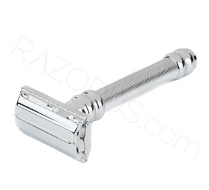 Pearl Shaving SBF-12 Safety Razor, Chrome - Thumbnail