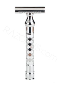Pearl Shaving SHD-24 Closed Comb Safety Razor, Chrome - Thumbnail