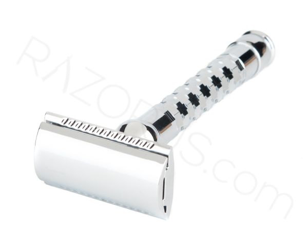 Pearl Shaving SHD-24 Closed Comb Safety Razor, Chrome